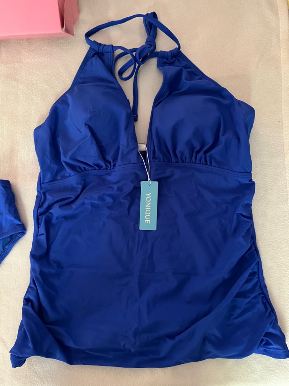 Younique ladies tankini Swimsuit in Royal Blue